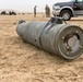 EOD disposes of 2000-pound bomb