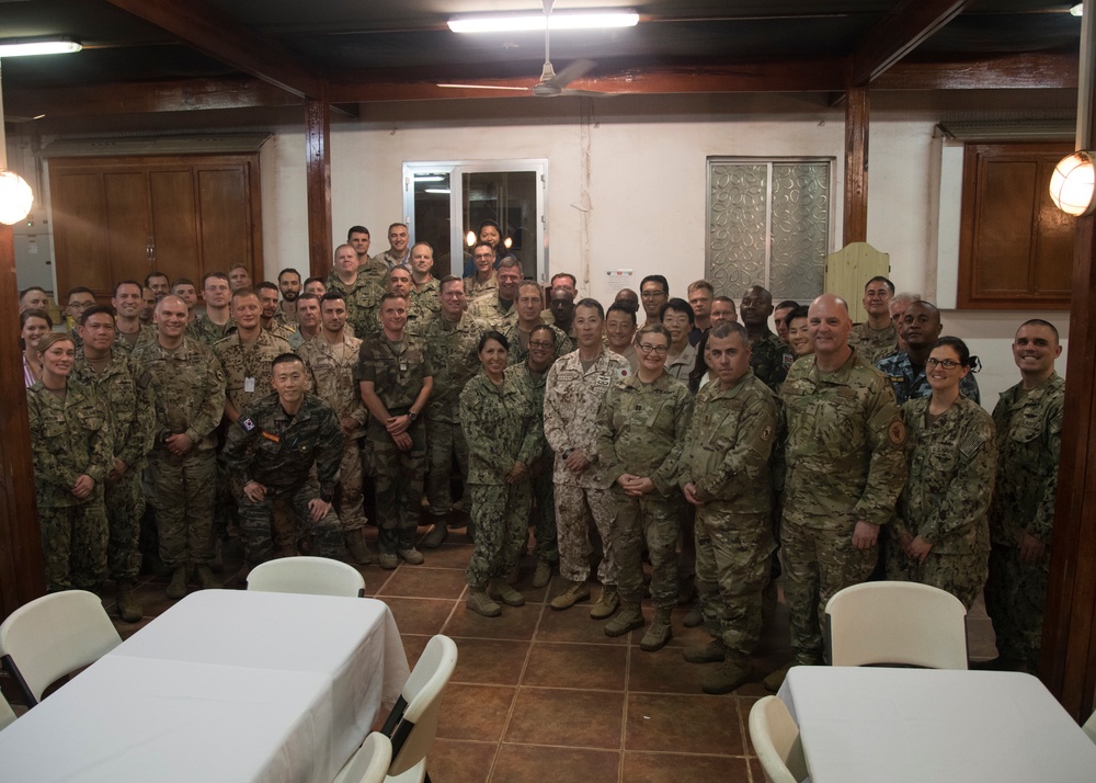 CJTF-HOA multinational military partners meet for cultural exchange