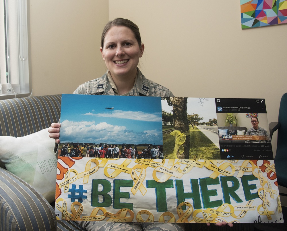 Air Force psychologist supports #BeThere