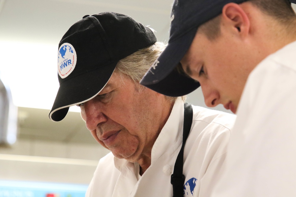 Italian-style Burger Night at the Morale, Welfare, and Recreational Annex