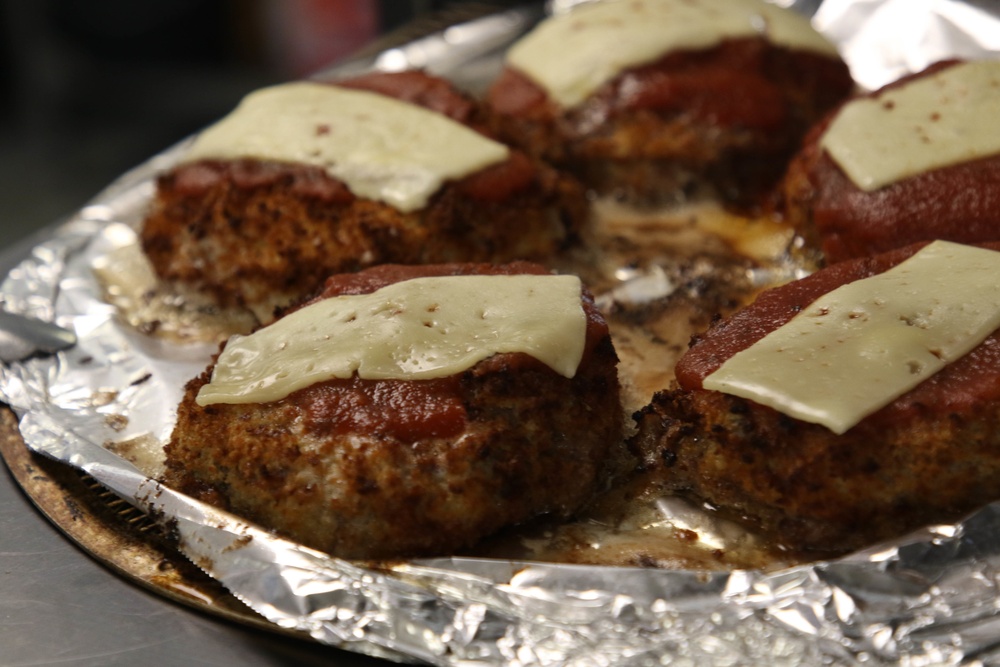Italian-style Burger Night at the Morale, Welfare, and Recreational Annex