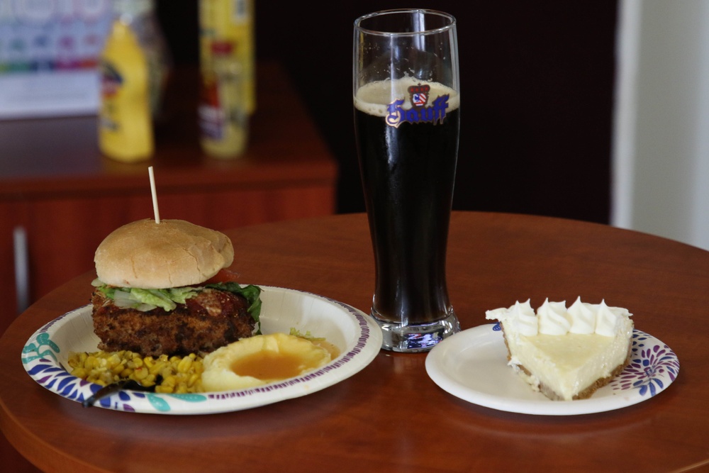 Italian-style Burger Night at the Morale, Welfare, and Recreational Annex