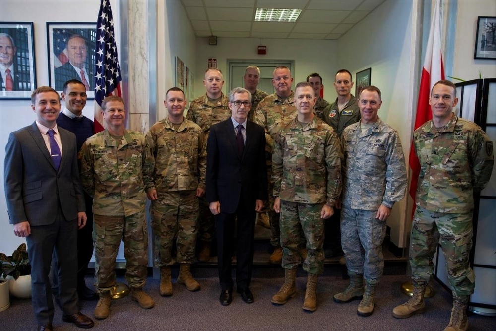 Illinois National Guard Senior Leader Visit to Poland