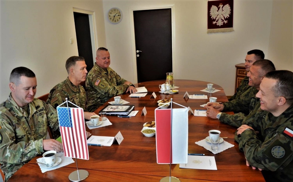 Illinois National Guard Senior Leader Visit to Poland