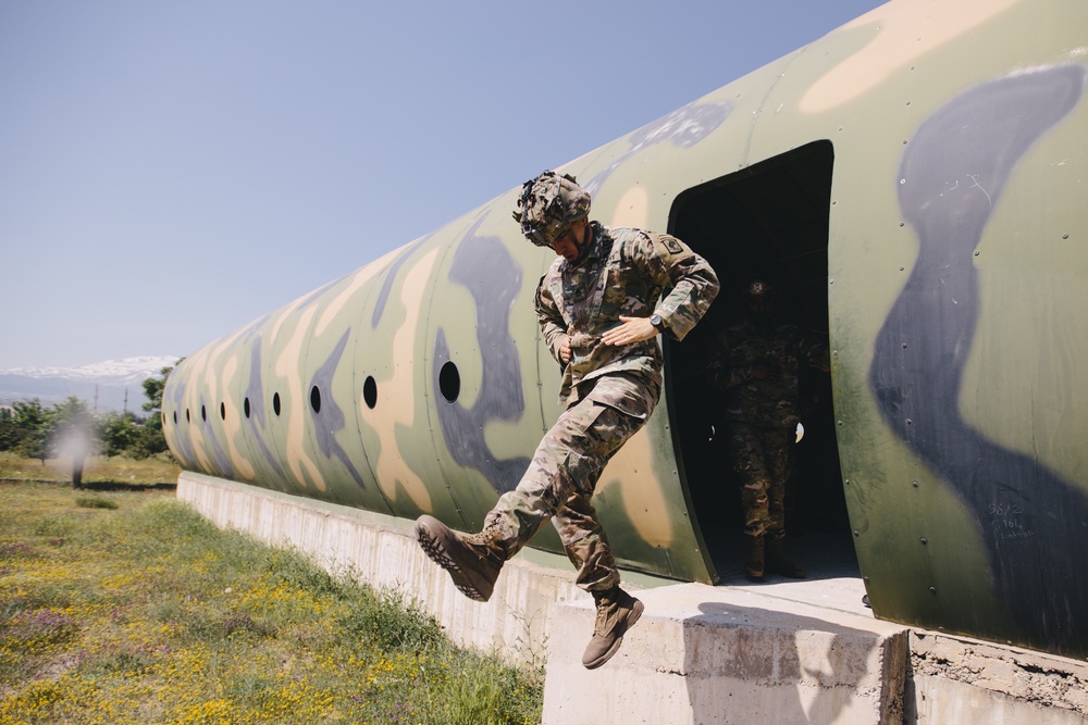 U.S. Army paratroopers conduct sustained airborne training