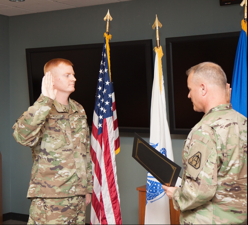 Kohtz Promoted to Major