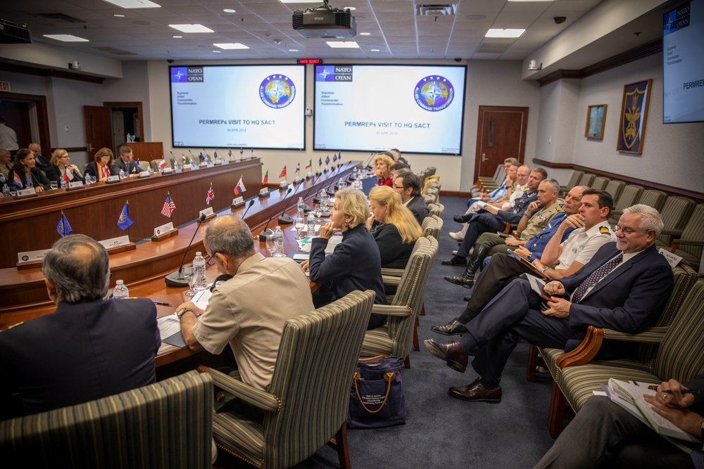 Permanent Representatives to NATO Visit HQ SACT