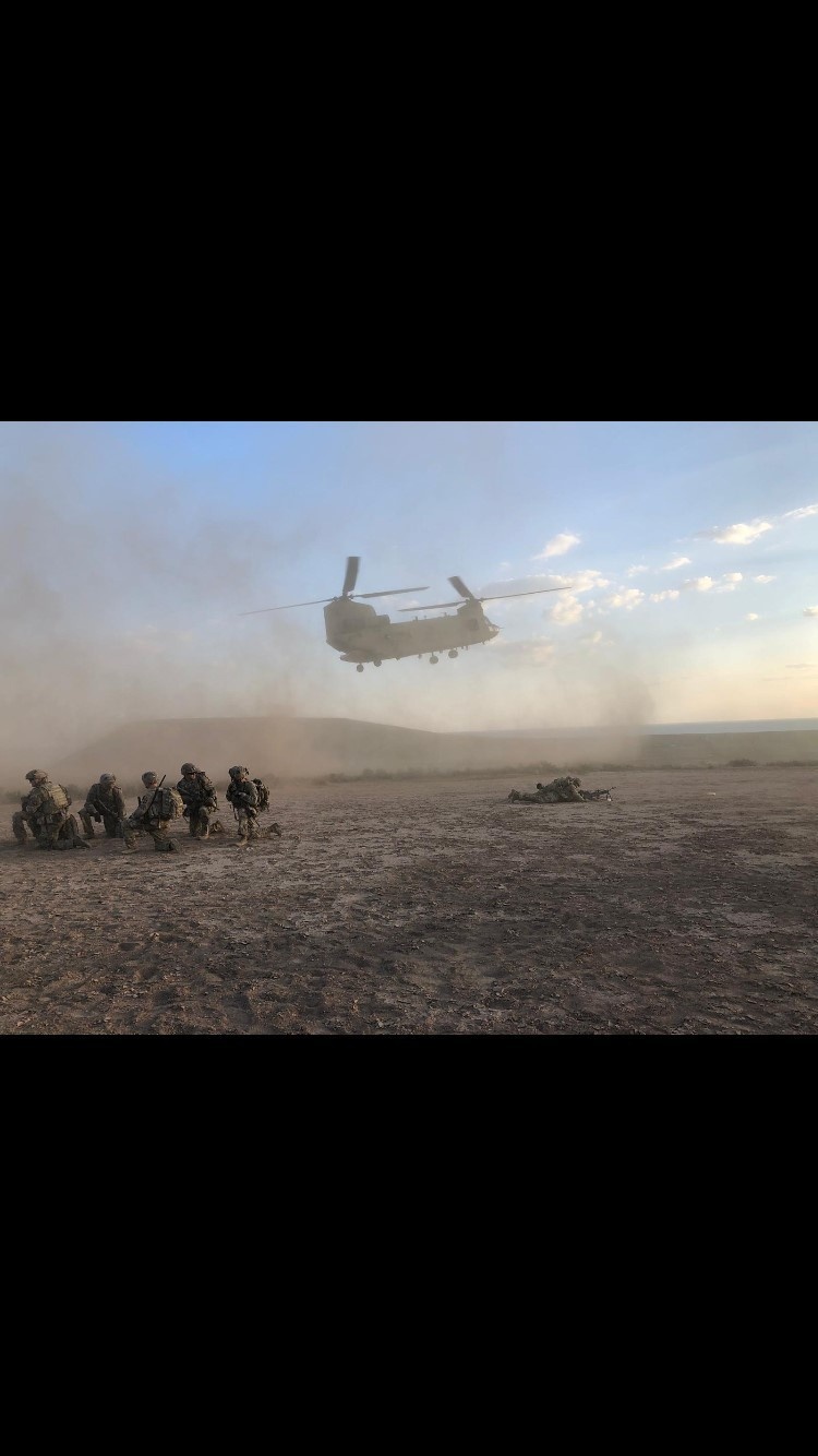 1-32 Cavalry Soldiers conduct Aerial Reaction Force training