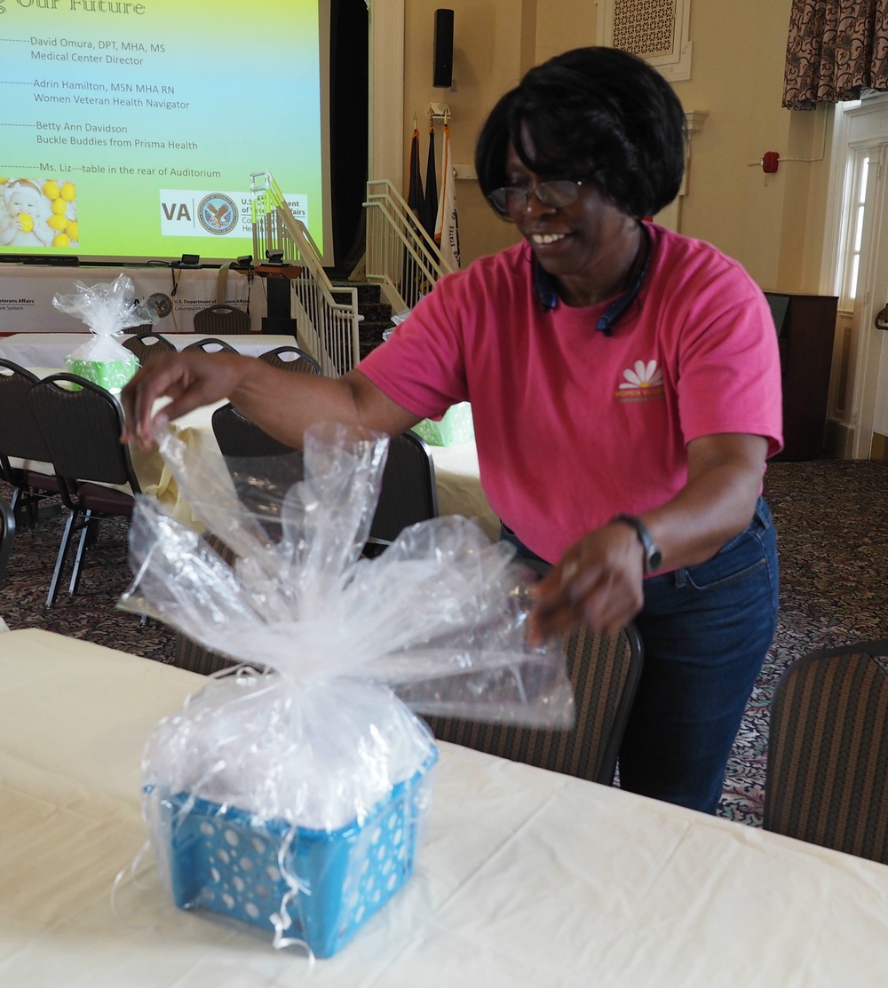Baby shower rains with happiness, surprise emotions from veterans of Columbia VAHCS