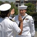 Re-enlistment aboard a Battleship