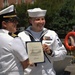Re-enlistment aboard a Battleship