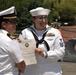 Re-enlistment aboard a Battleship