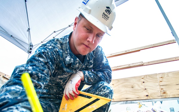 Service Members Renovate Home with Habitat for Humanity