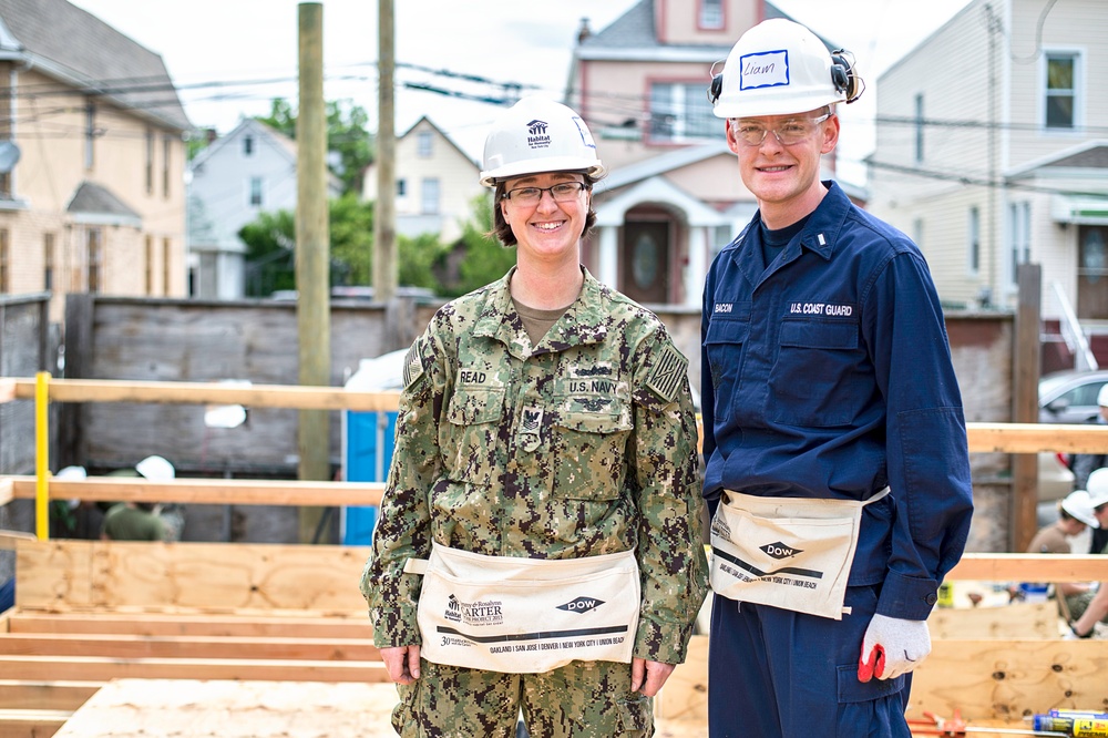 Service Members Renovate Home with Habitat for Humanity