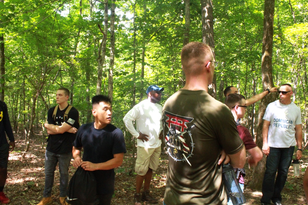 MCLBA Marines participate in PME hike