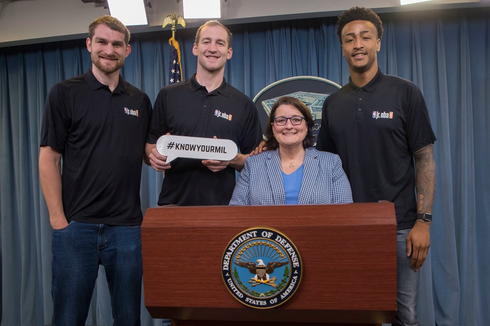 Deputy Assistant to the Secretary of Defense for Strategic Engagement Discusses #KnowYourMil With NBA/WNBA