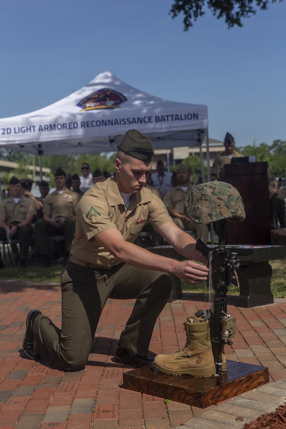 2nd LAR Bn Memorial Service