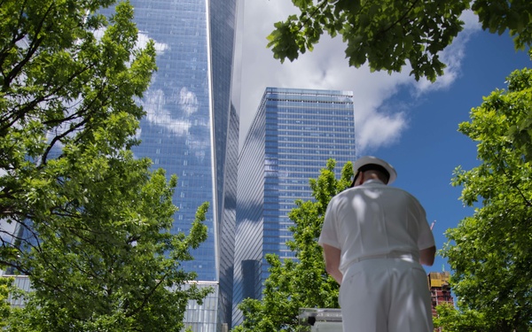 Reenlisment and Promotion at 9/11 Memorial