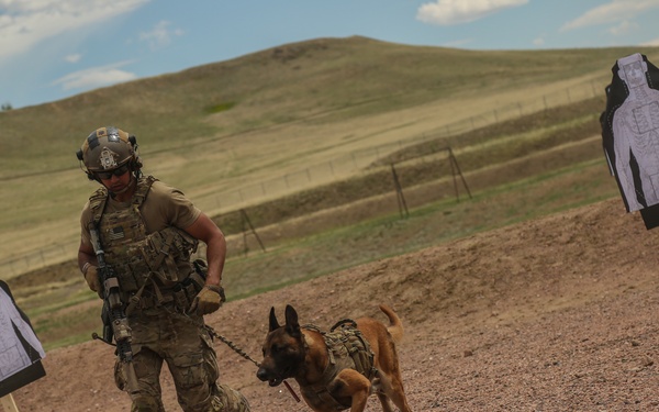 10th Group Green Berets, K9s, and Law Enforcement Training Together
