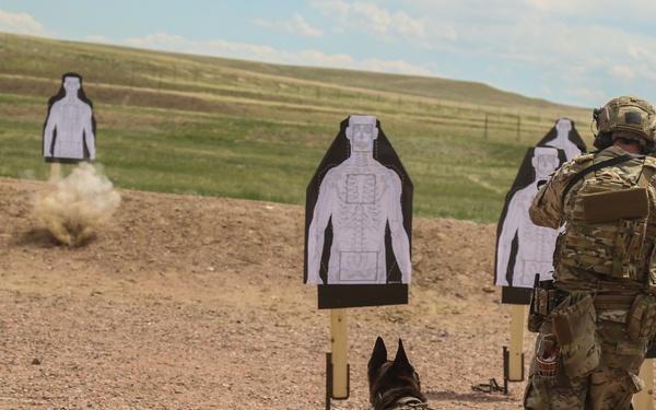 10th Group Green Berets, K9s, and Law Enforcement Training Together