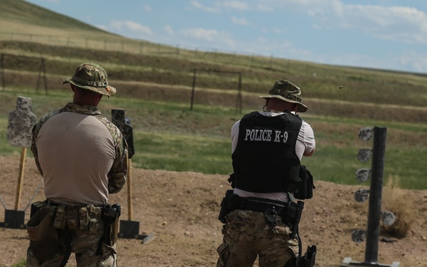 10th Group Green Berets, K9s, and Law Enforcement Training Together
