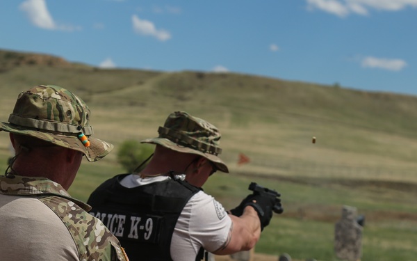 10th Group Green Berets, K9s, and Law Enforcement Training Together