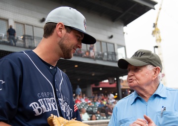 Training Squadron 28 Conducts Military Appreciation Day Flyover at Corpus Christi Hooks Baseball Game