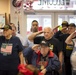 Service Members Visit Senior Center