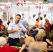 Service Members Visit Senior Center