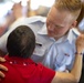 Service Members Visit Senior Center