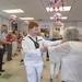 Service Members Visit Senior Center