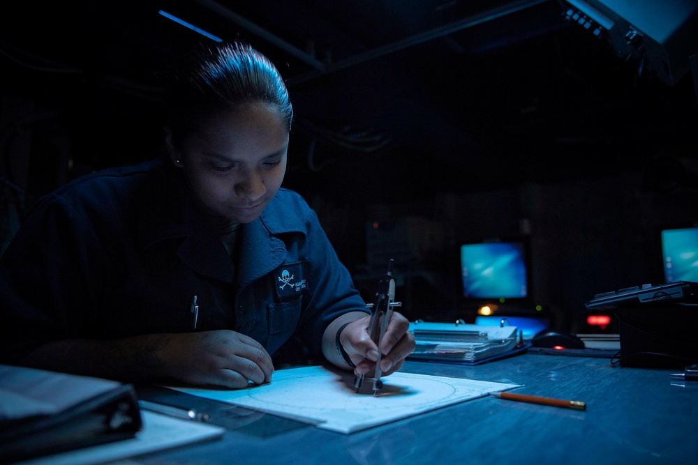 USS Kidd (DDG 100) Conducts Operations During Exercise Northern Edge 2019