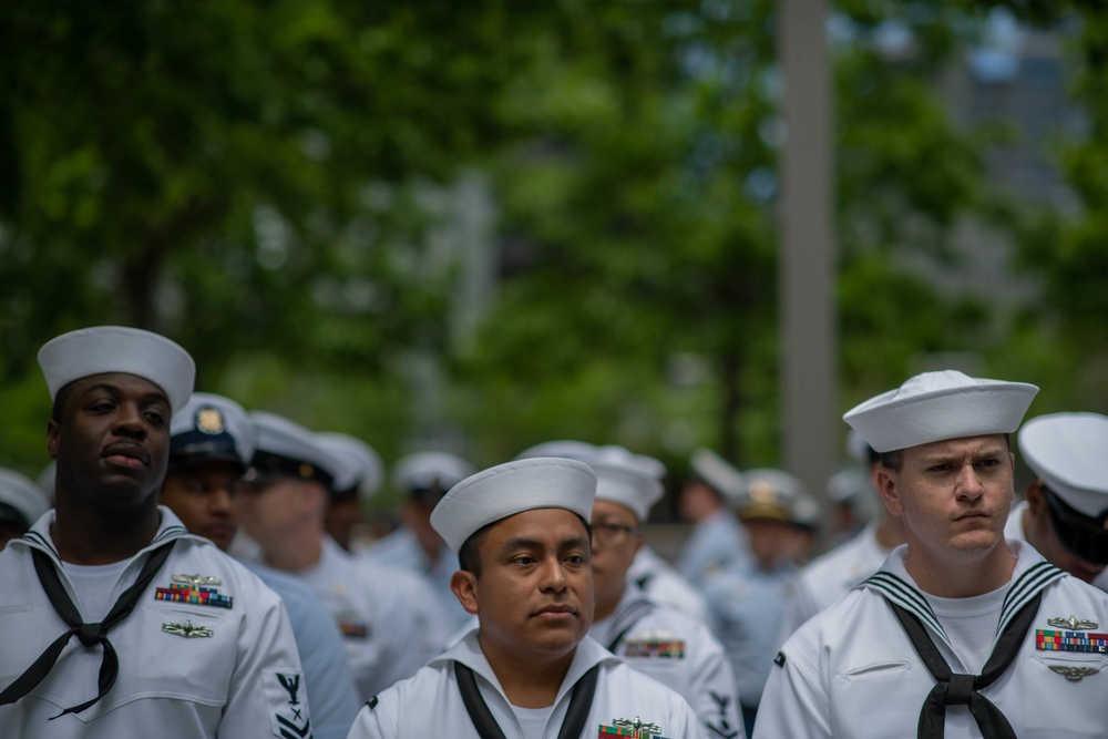Joint Promotion and Reenlistment Ceremony at 9/11 Memorial