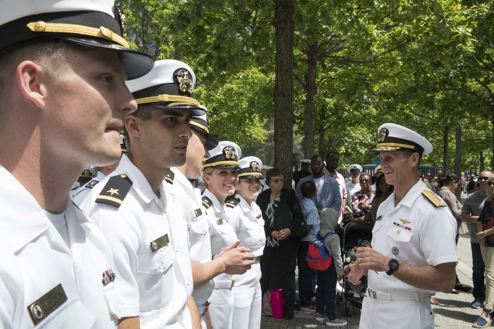 Joint Promotion and Reenlistment Ceremony at 9/11 Memorial