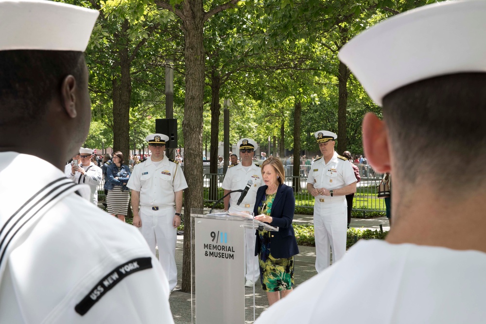 Joint Promotion and Reenlistment Ceremony at 9/11 Memorial
