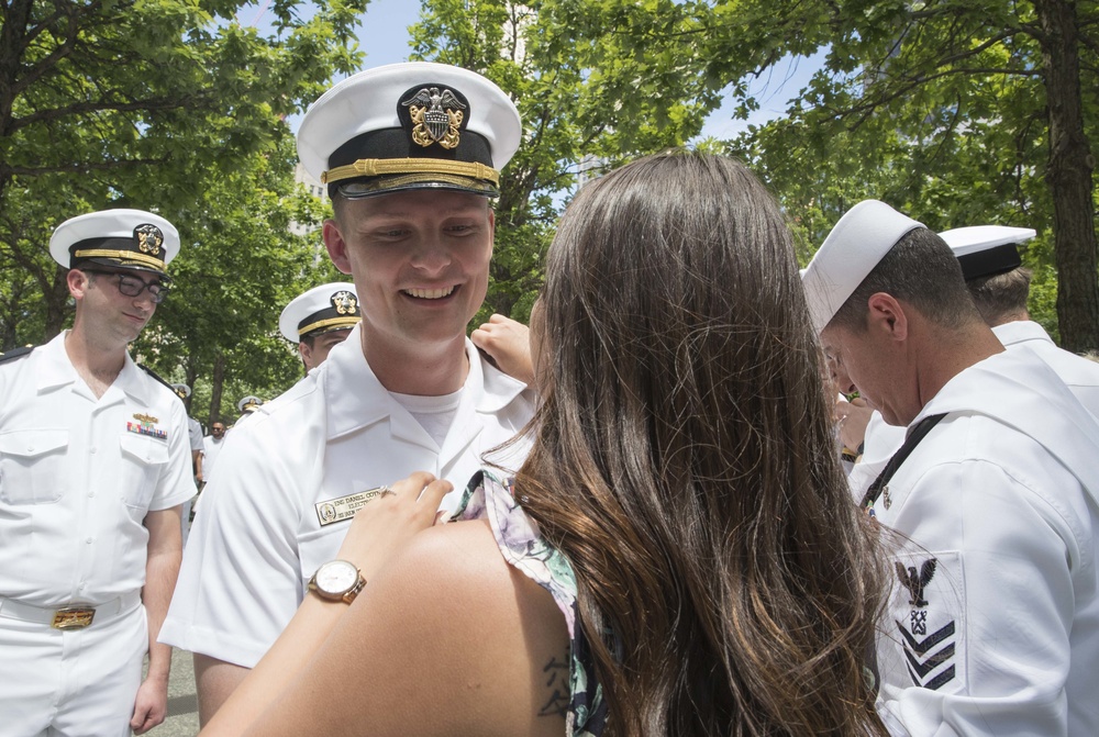 Joint Promotion and Reenlistment Ceremony at 9/11 Memorial