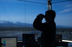 Air traffic controllers monitor, direct 200 aircraft during Northern Edge