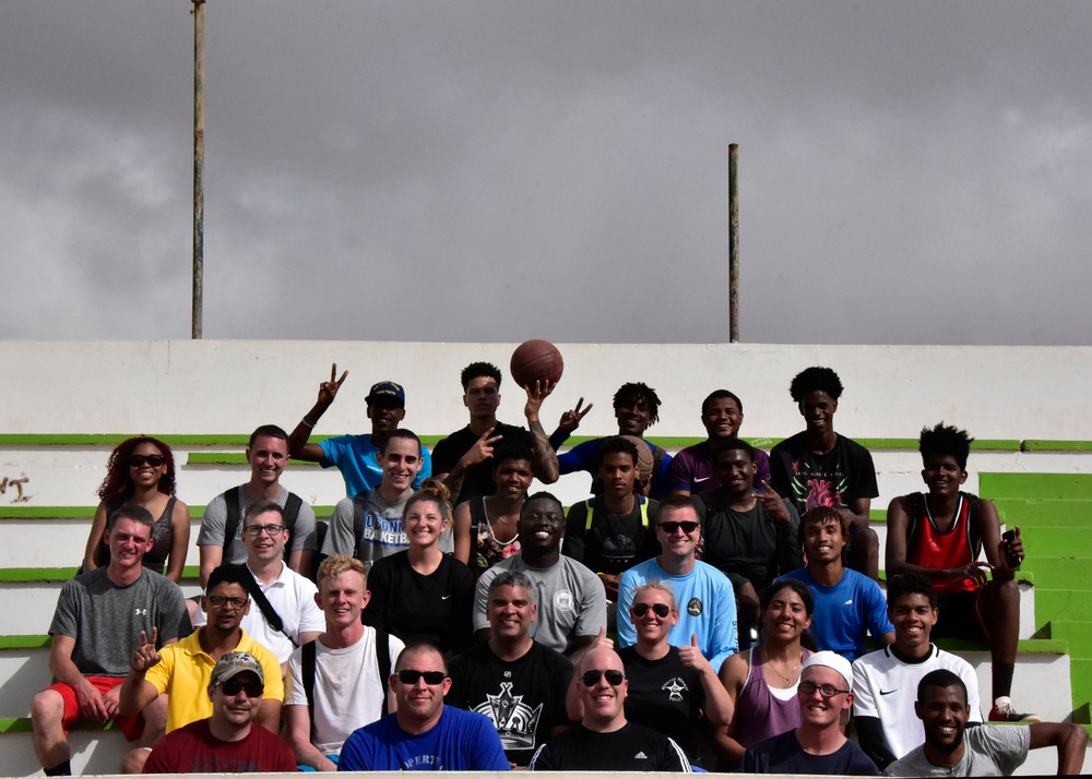 Coast Guard Cutter Thetis participates in sports day with Cabo Verde students