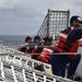 Coast Guard Cutter Thetis prepares to pull into Nigerai