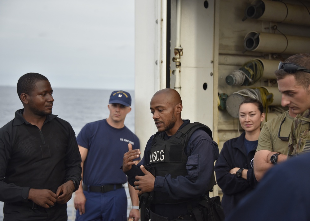 U.S. Coast Guard, Nigerian Navy conduct fisheries boarding in Gulf of Guinea
