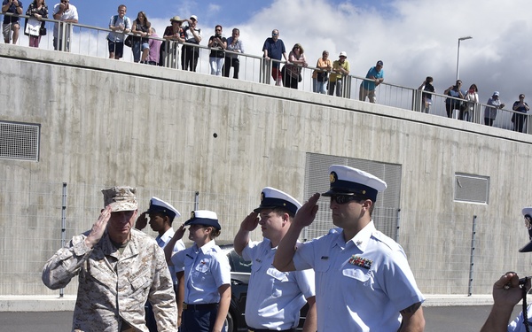 Commander of U.S. Africa Command visits U.S. Coast Guard Cutter Thetis in Funchal
