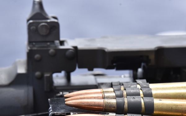 Coast Guard Cutter Thetis conducts gun exercise in Mid-Atlantic Ocean