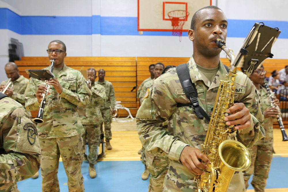 VING Assists With Change of Command