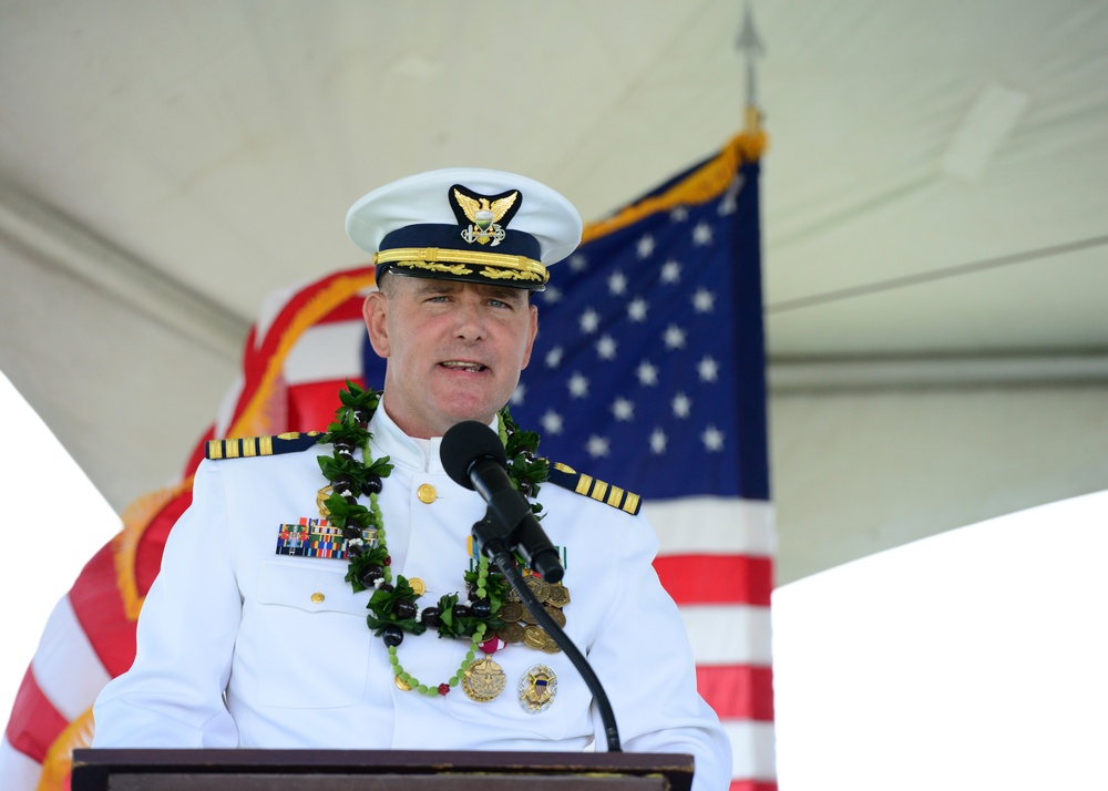 Coast Guard Cutter Kimball holds change of command ceremony