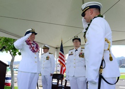 Coast Guard Cutter Kimball holds change of command ceremony