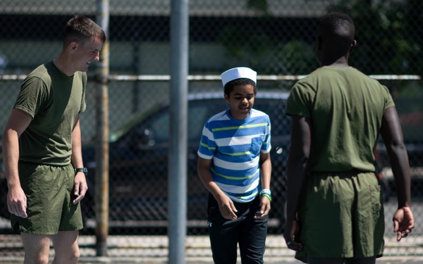 Sailors Participate in a Community Event at NYC Elementary School