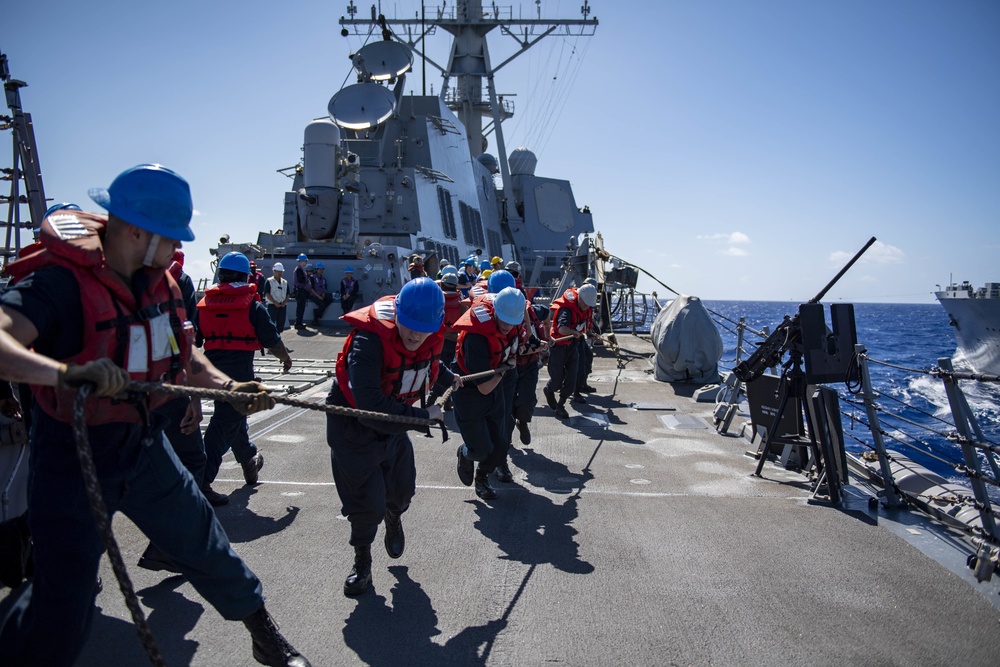USS Michael Murphy Replenishment-at-Sea