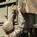 U.S. Marines convoy to a landing zone