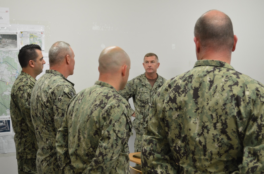 22 Naval Construction Regiment is Briefed by Commodore Geertsema