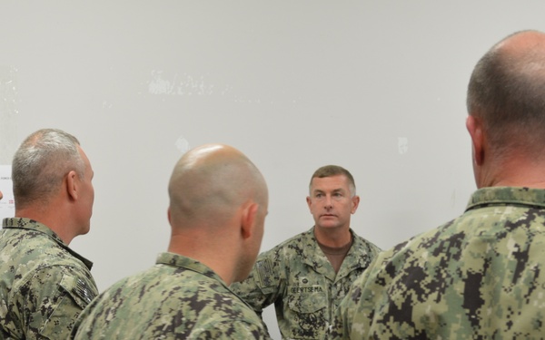 22 Naval Construction Regiment is Briefed by Commodore Geertsema